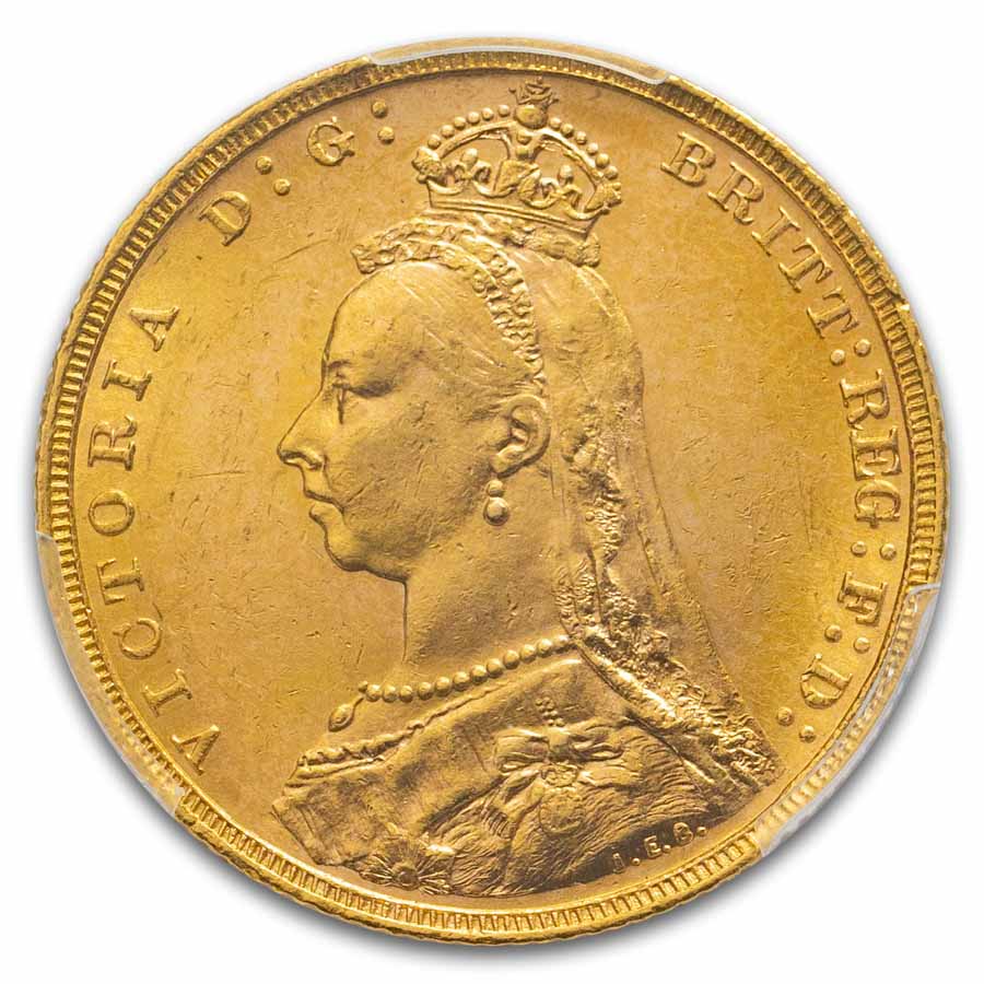 1893-M Australia Gold Sovereign Victoria MS-61 PCGS