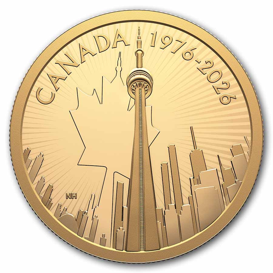 2026 Canada 1/2 oz Gold $200 50th Anniversary of the CN Tower