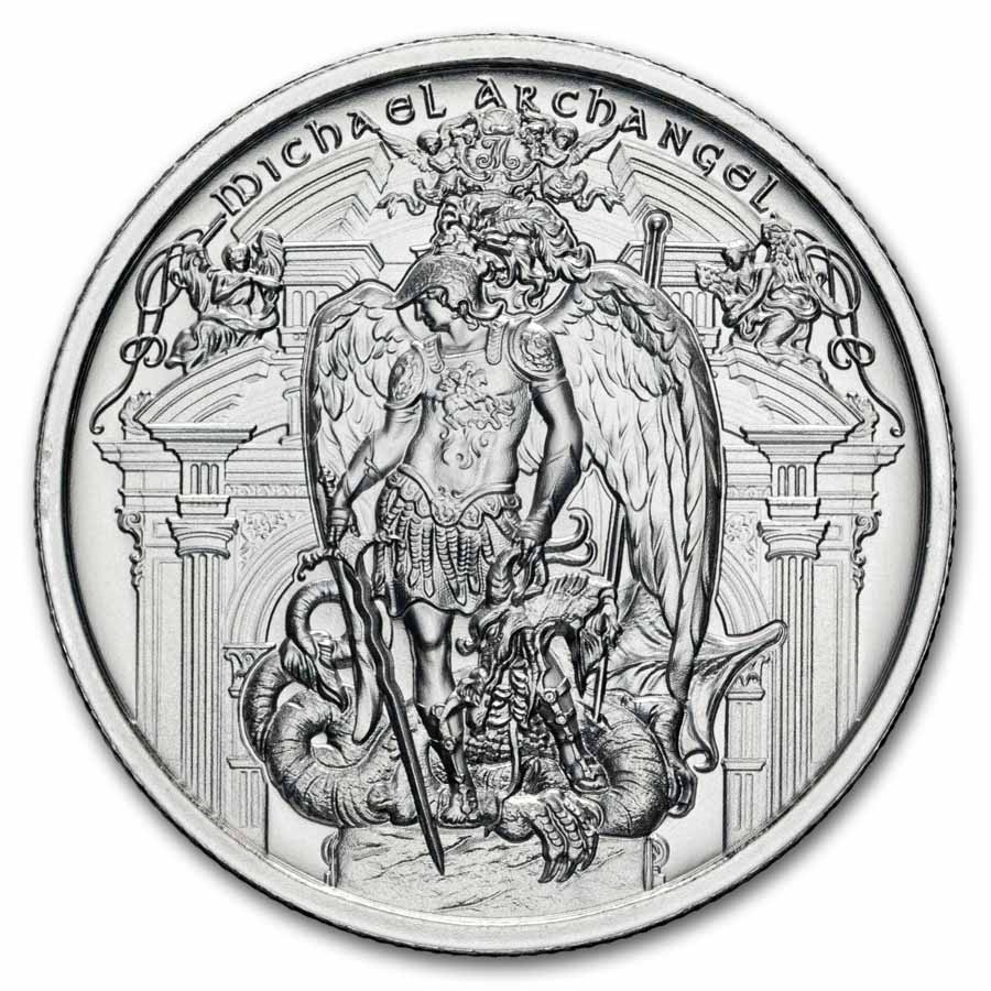 1 oz Silver Round - Michael (Archangel Series)