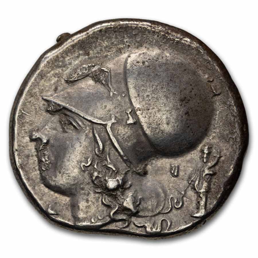 Corinthia, Corinth Silver Stater Pegasus (345-307 BC) Ch AU