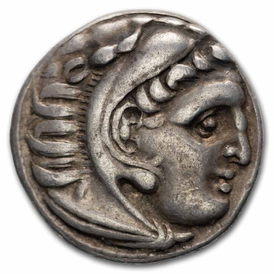 Macedonian Silver Drachm Alexander III (310-301 BC) VF