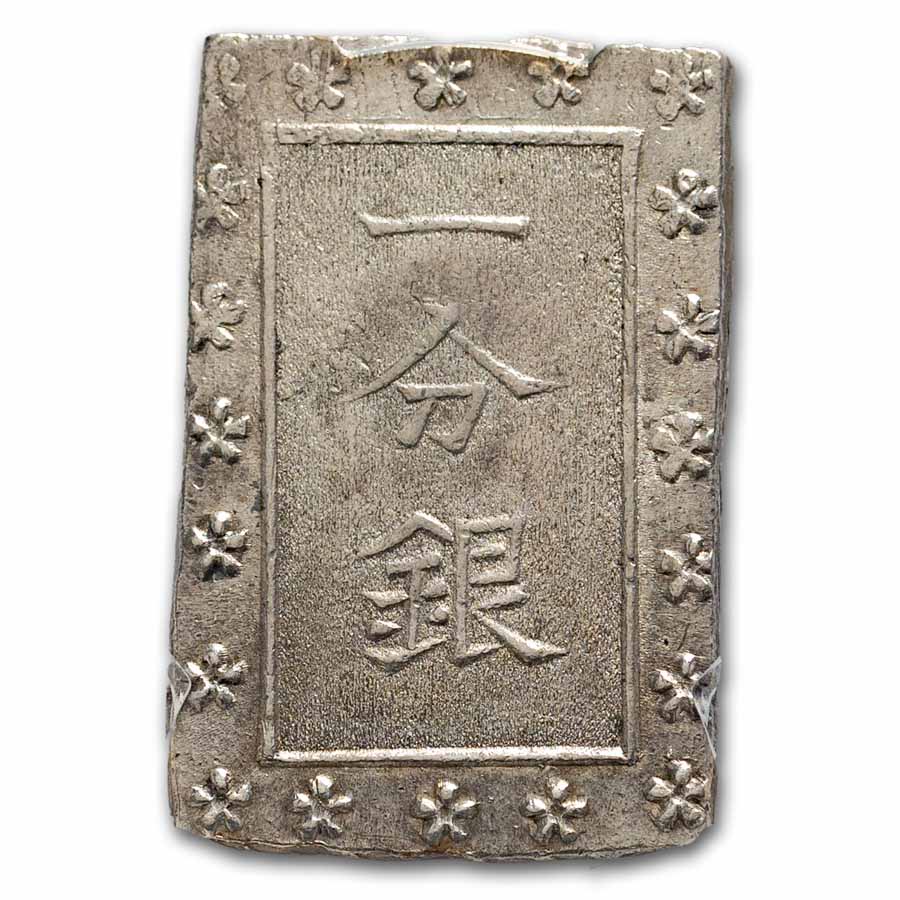 (1859-1868) Japan Silver 1 Bu (Ansei Ichibugin) MS-62 PCGS