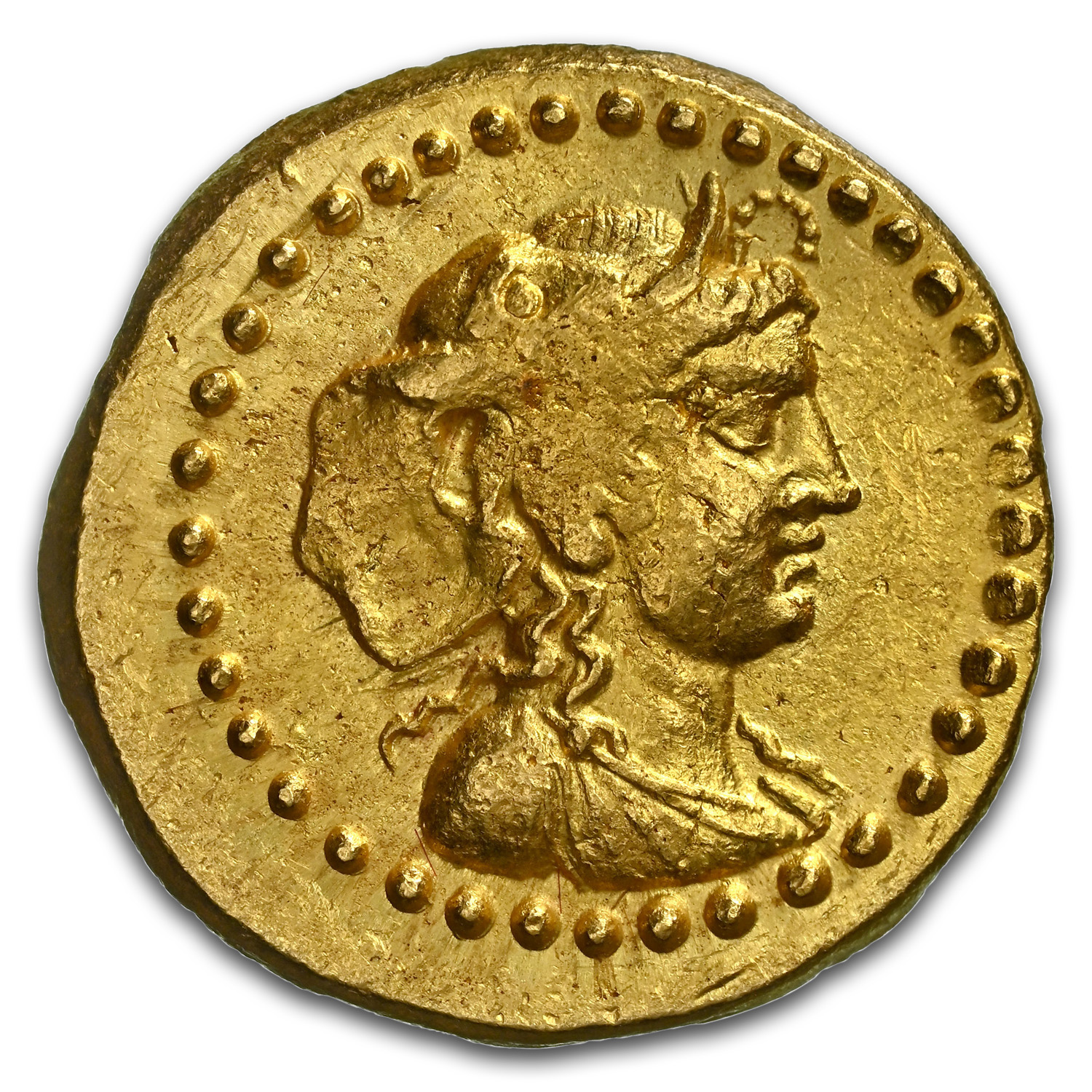 Roman Imperatorial Gold Aureus Cestius & Norbanus (43 BC) AU NGC