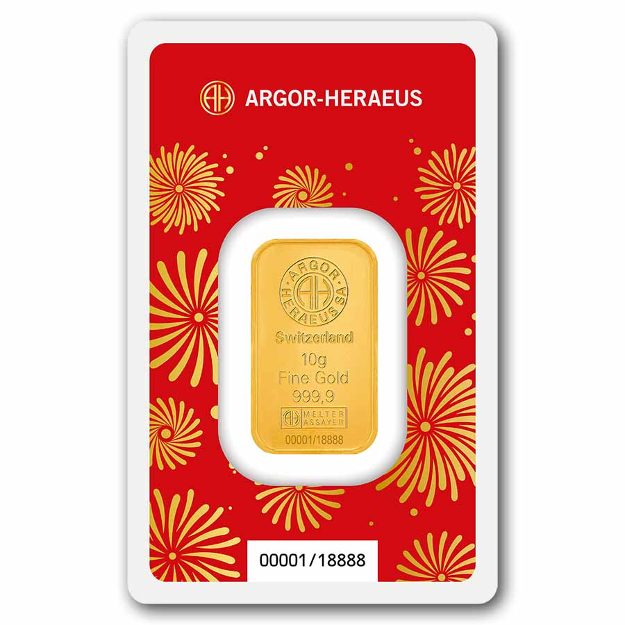 2026 10g Gold Bar - Argor-Heraeus Year of the Horse (In Assay)