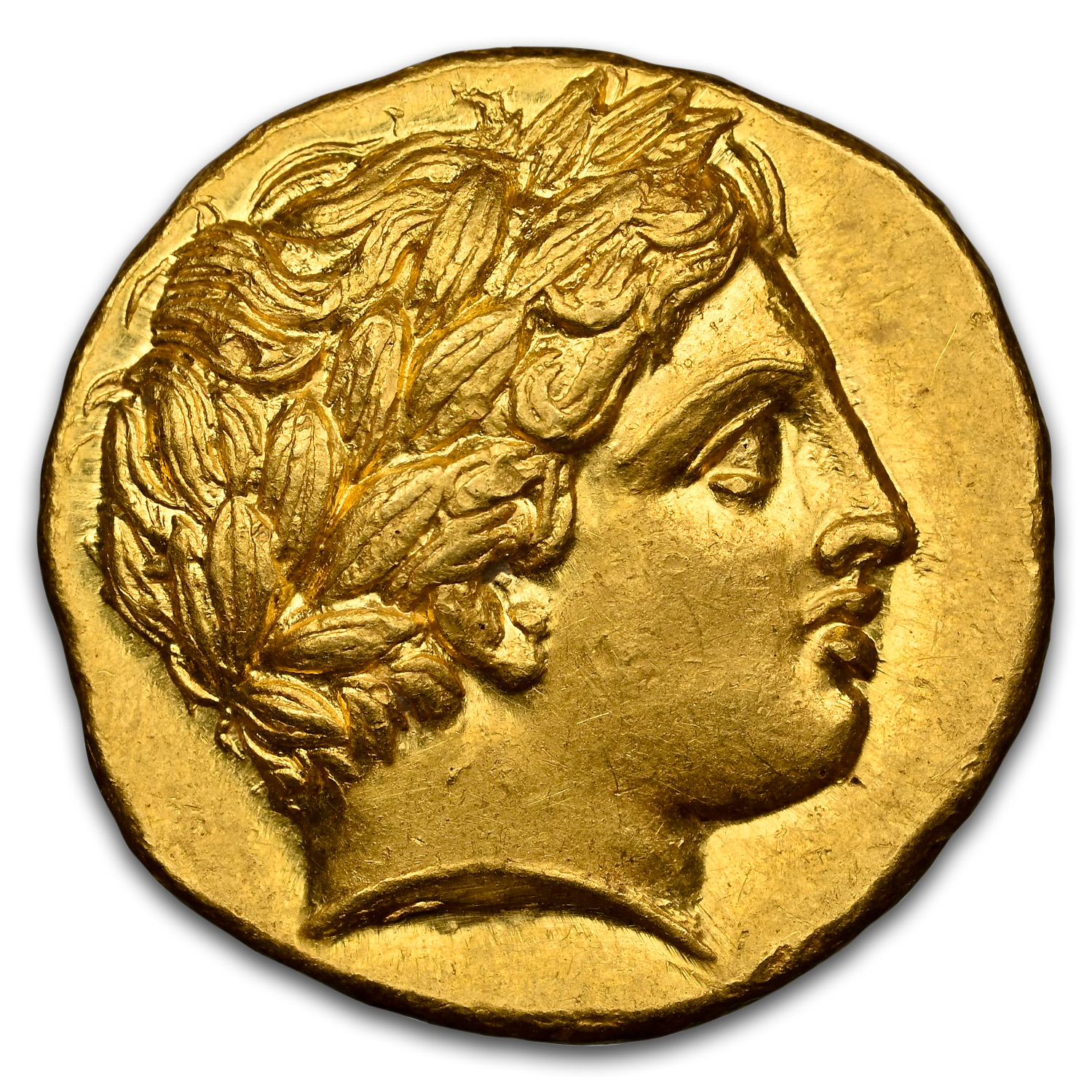 Macedonia Gold Stater of Philip II (359-336 BC) MS* NGC (5/4)