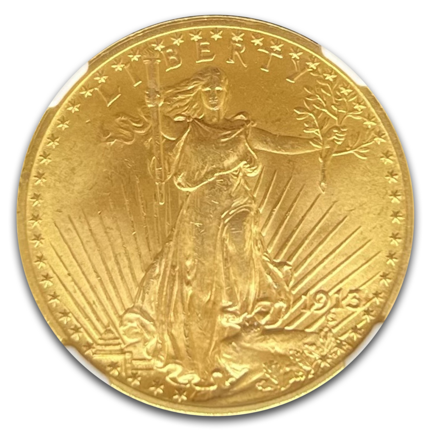 1913 $20 St Gaudens Gold Double Eagle MS-64+ NGC