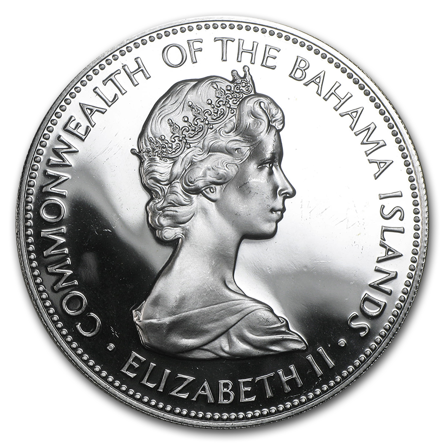 1972-1973 Bahamas Silver $5 BU/Proof