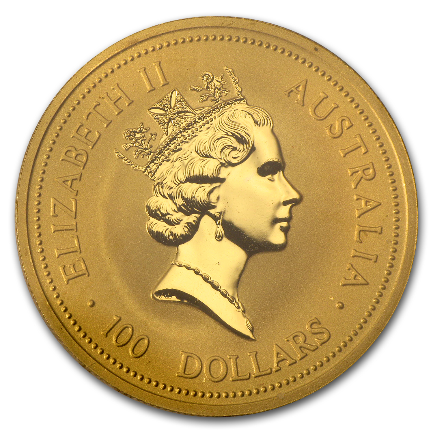 1998 Australia 1 oz Gold Nugget BU