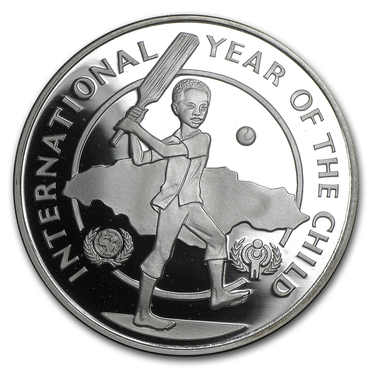 1979 Jamaica Silver $10 Year of the Child Proof