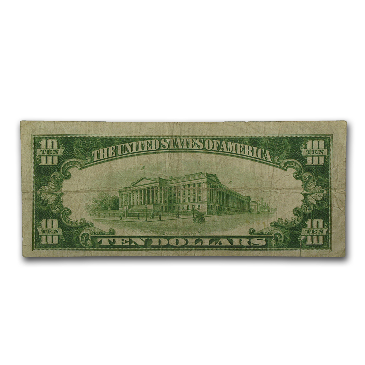 1928 $10 Gold Certificate Fine (Fr#2400)