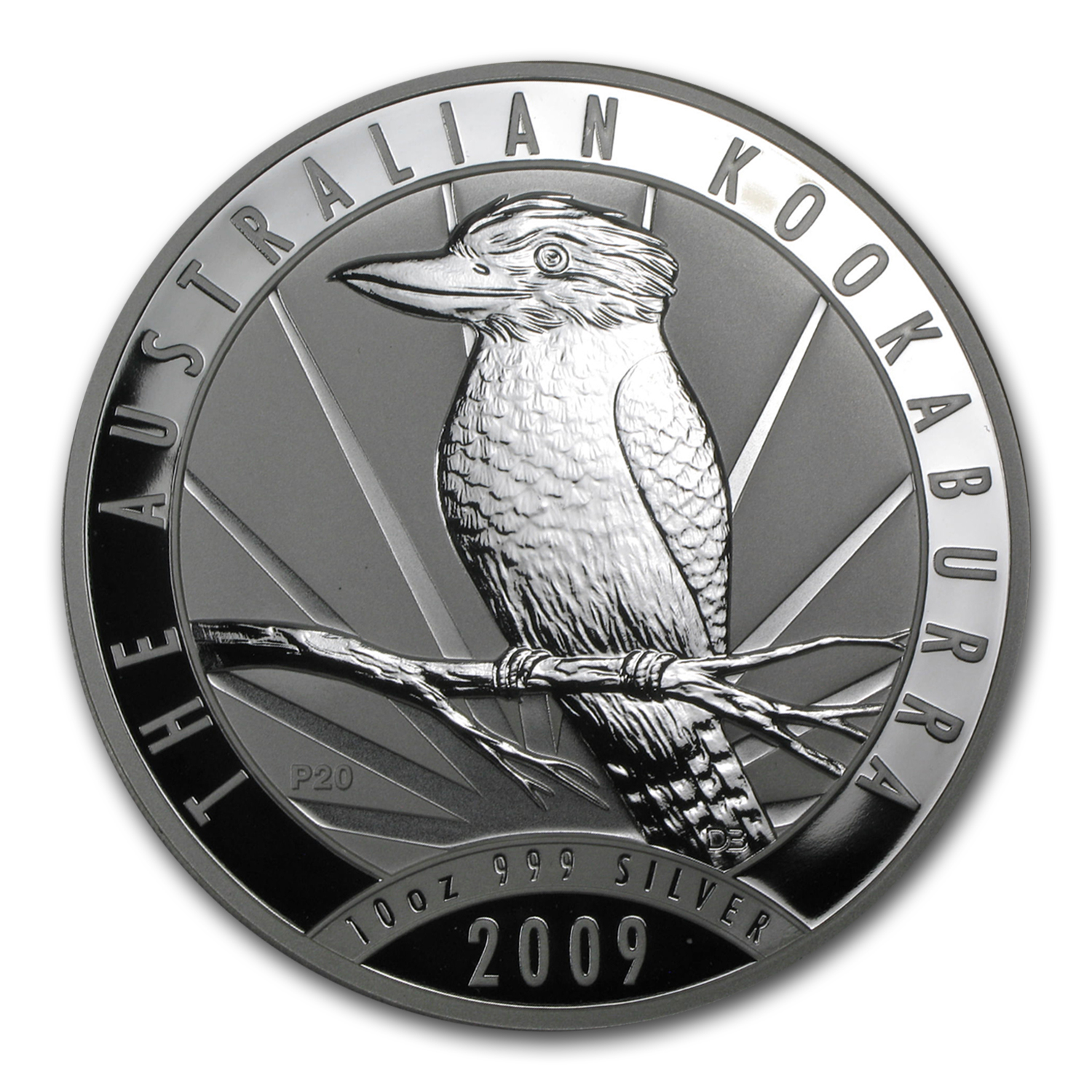 2009 Australia 10 oz Silver Kookaburra BU