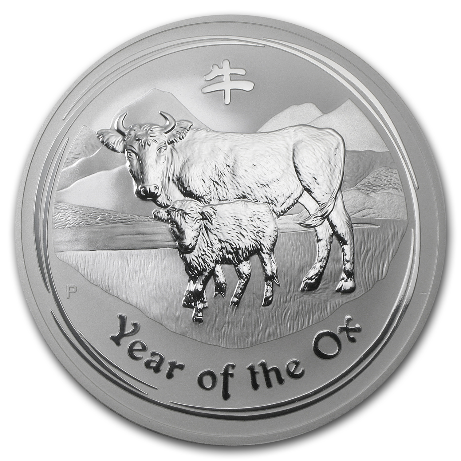 2009 Australia 10 oz Silver Year of the Ox BU (Series II)