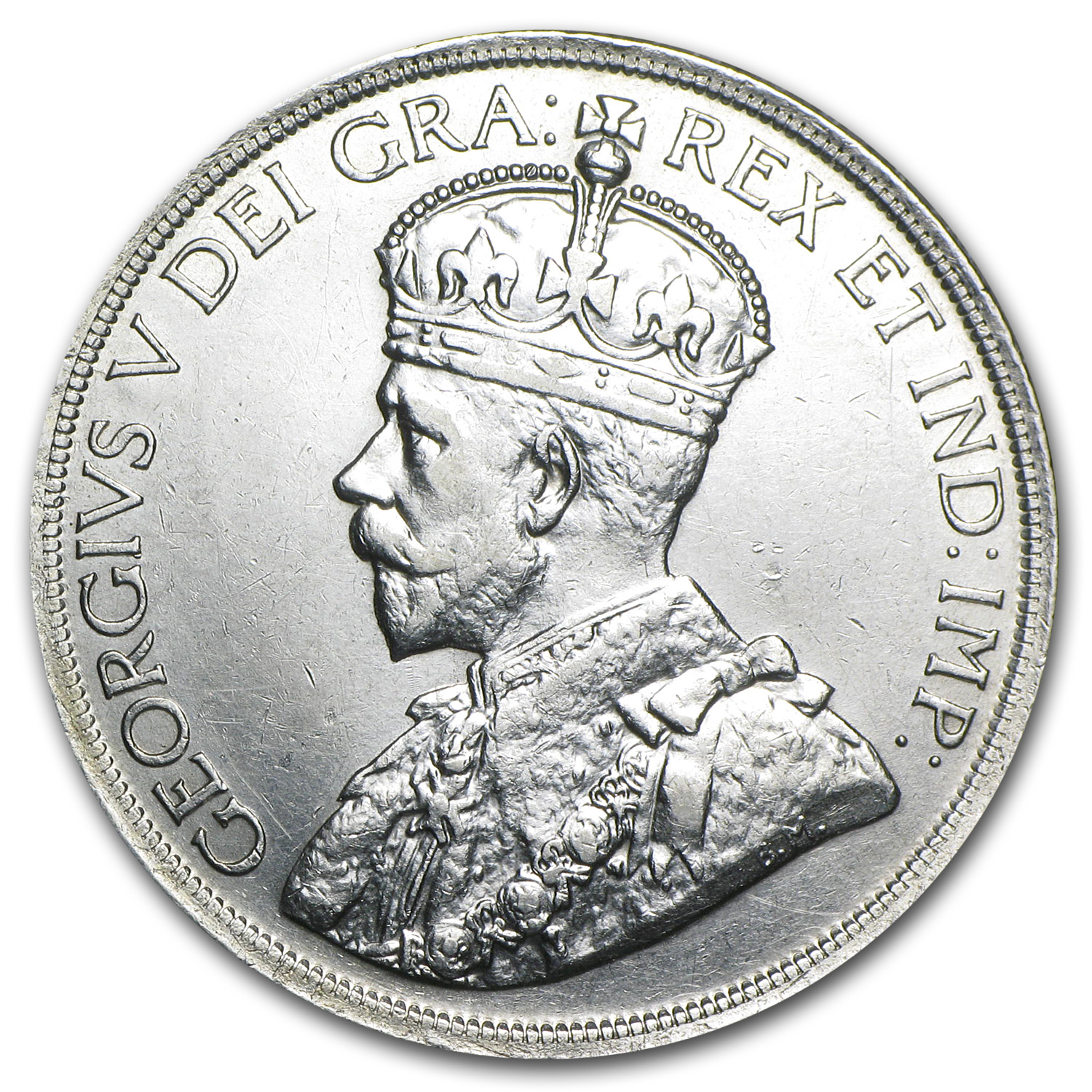 1936 Canada Silver Dollar George V AU