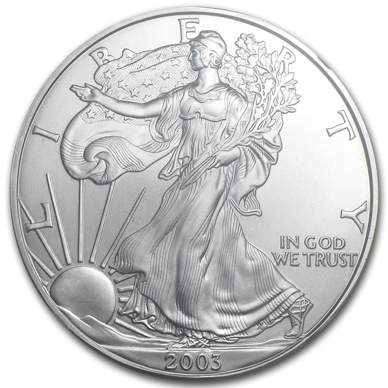 2003 American Silver Eagle MS-69 NGC