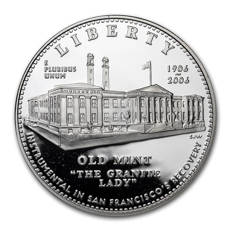 2006-S San Francisco Old Mint $1 Silver Commem Prf (Capsule Only)