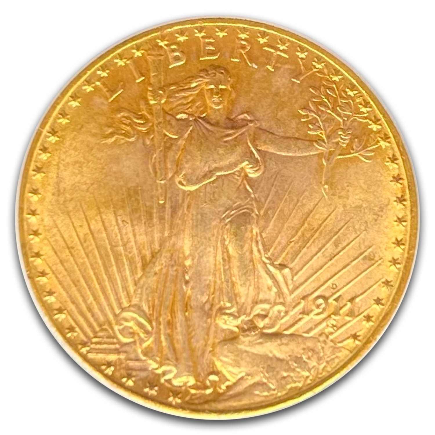 1911-D $20 St Gaudens Gold Double Eagle MS-66 PCGS