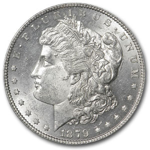 1879-S Stage Coach Silver Dollar Rev of 78 BU PCGS