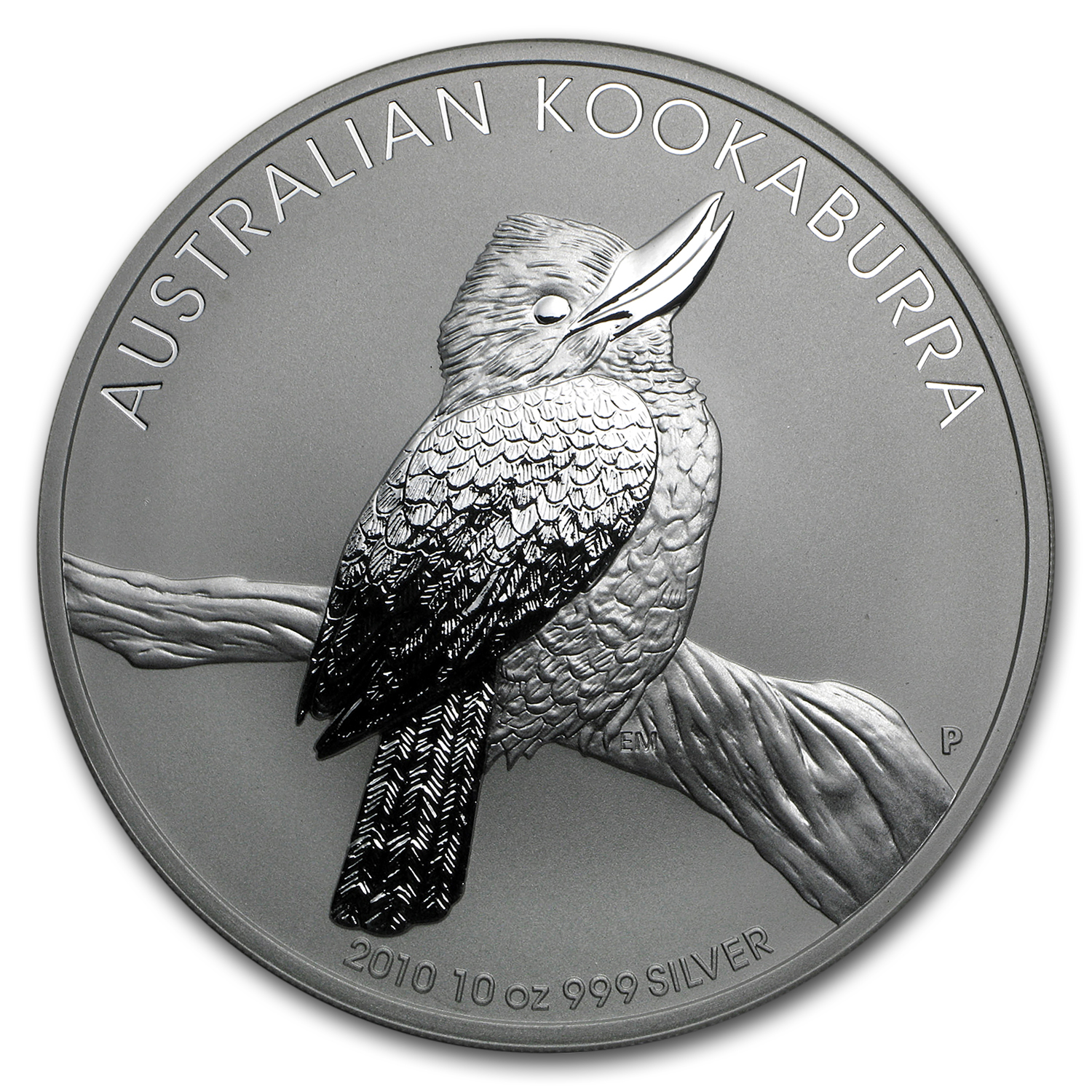 2010 Australia 10 oz Silver Kookaburra BU