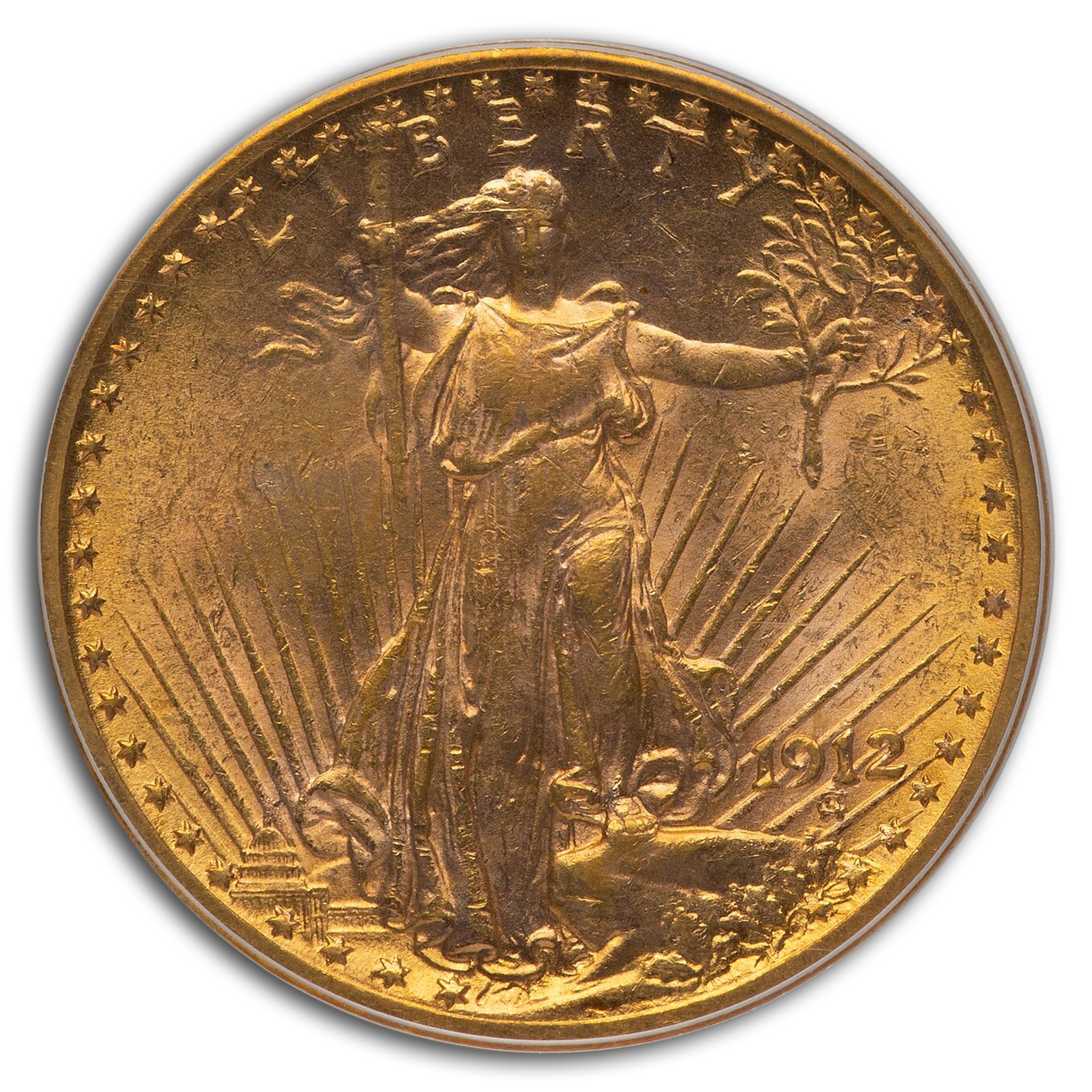 1912 $20 St Gaudens Gold Double Eagle MS-62 PCGS