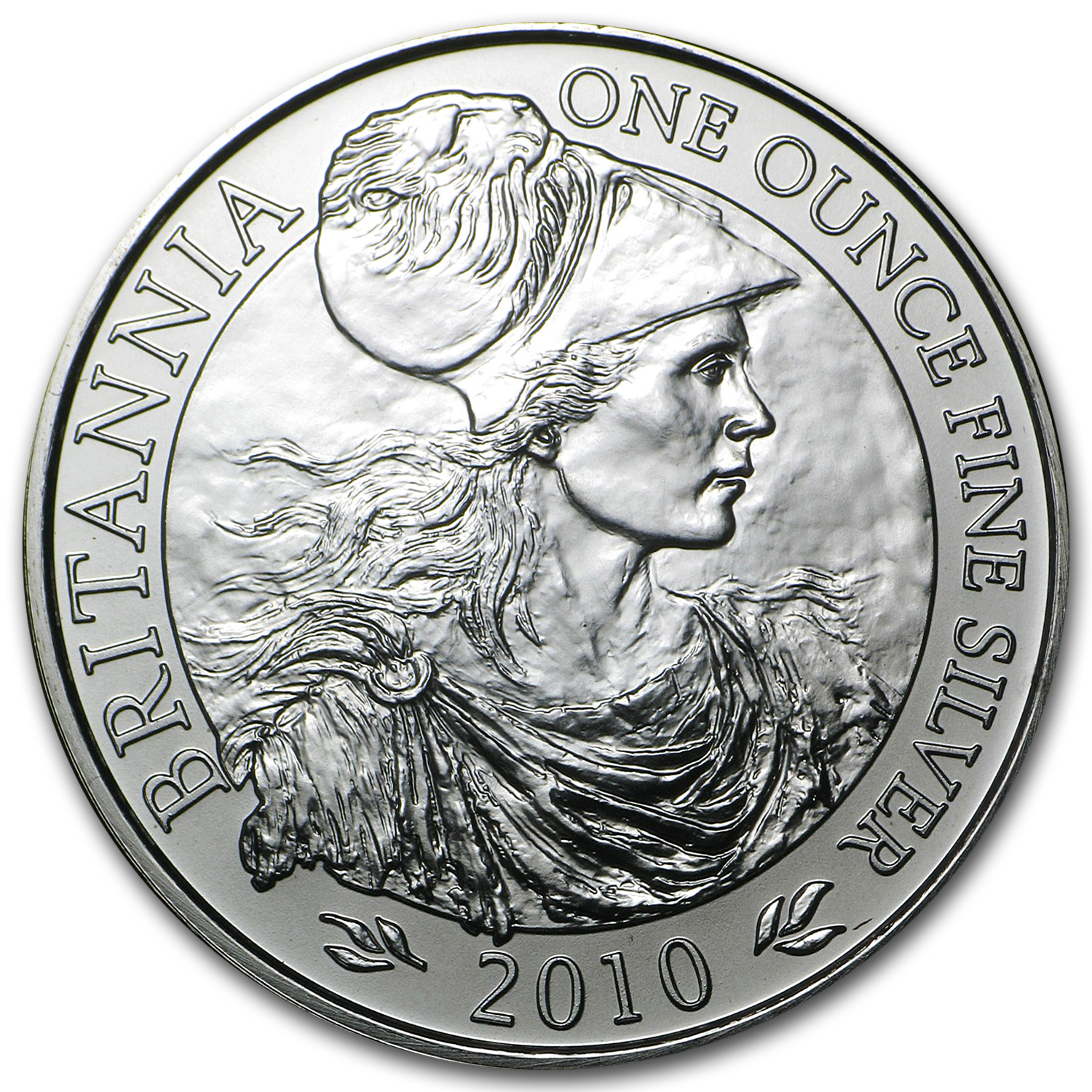 2010 Great Britain 1 oz Silver Britannia BU