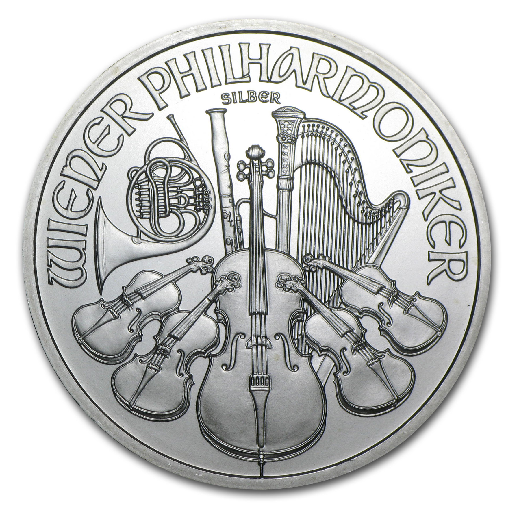 2010 Austria 1 oz Silver Philharmonic BU