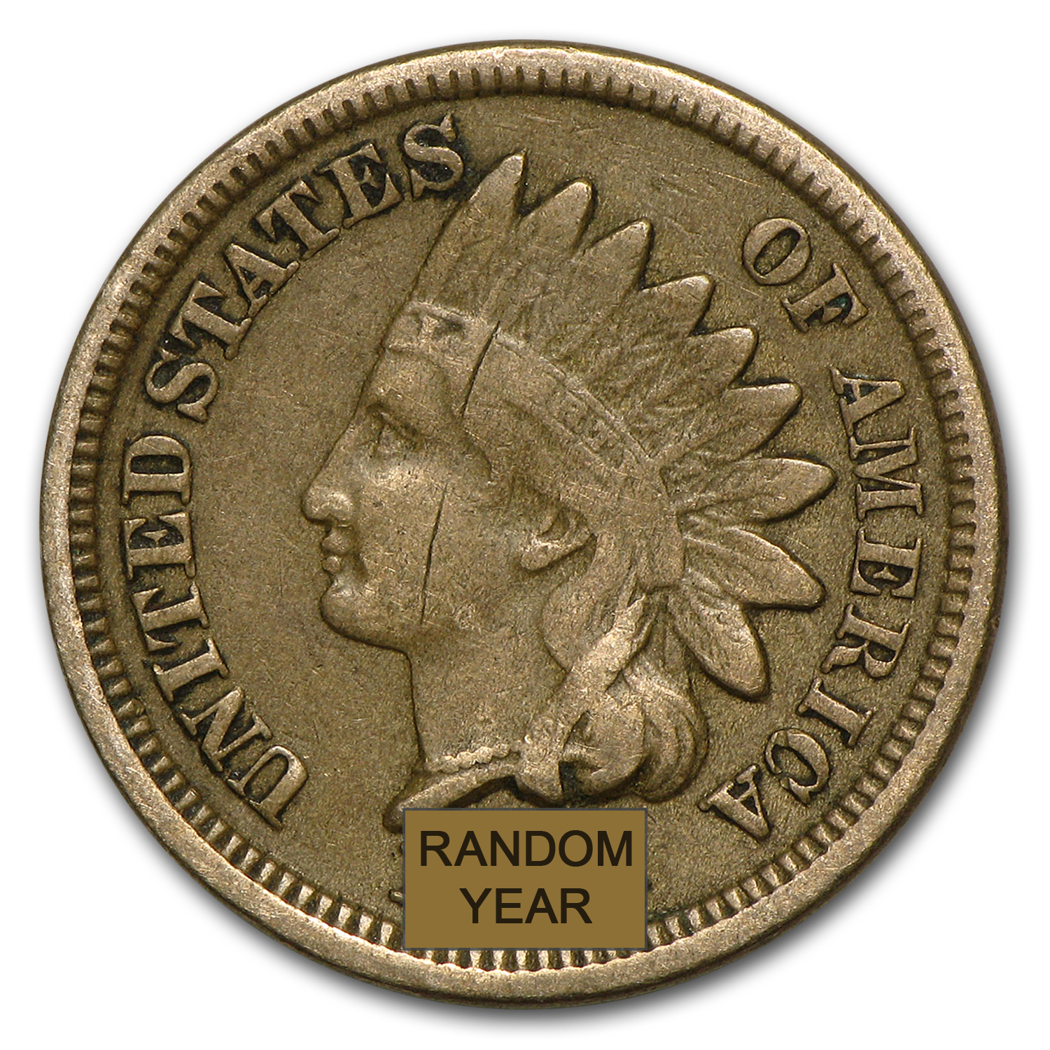 1859-1864 Indian Head Cents Copper-Nickel Avg Circ