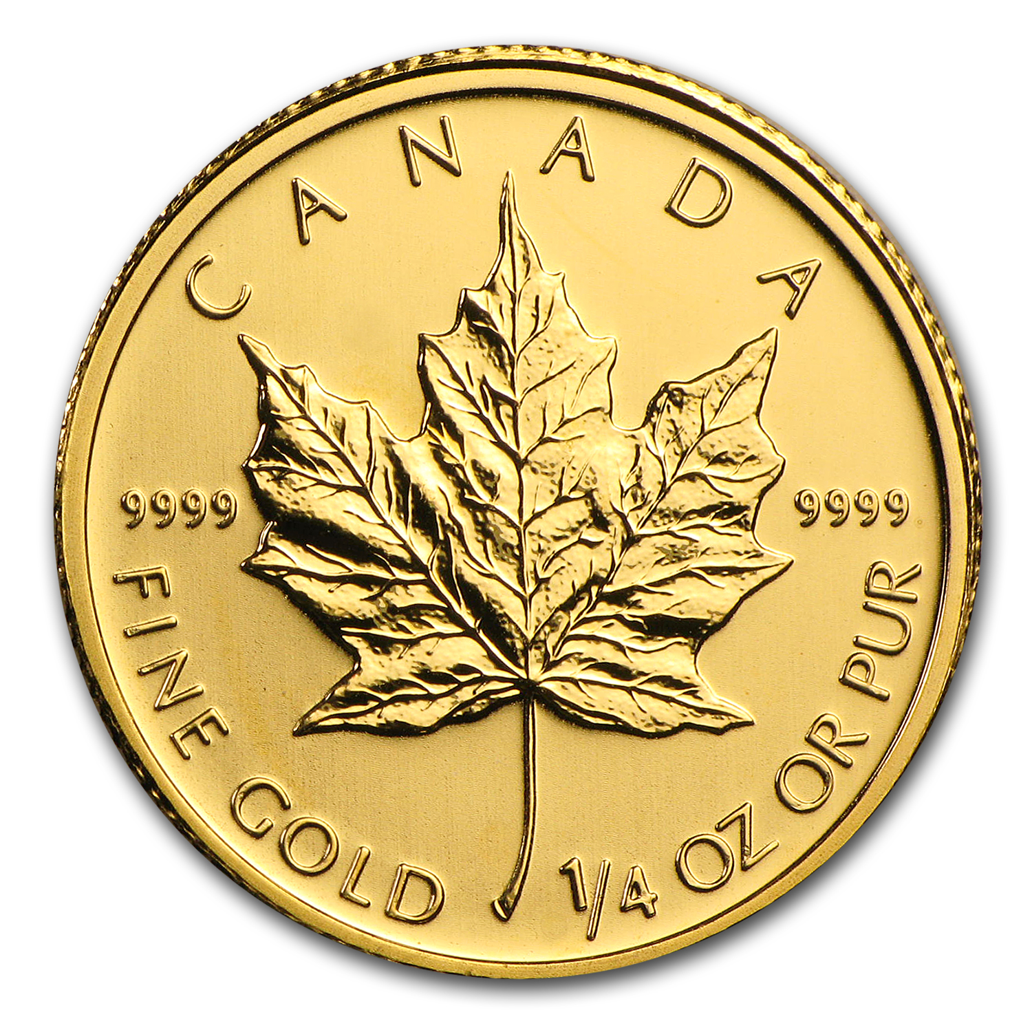 2010 Canada 1/4 oz Gold Maple Leaf BU
