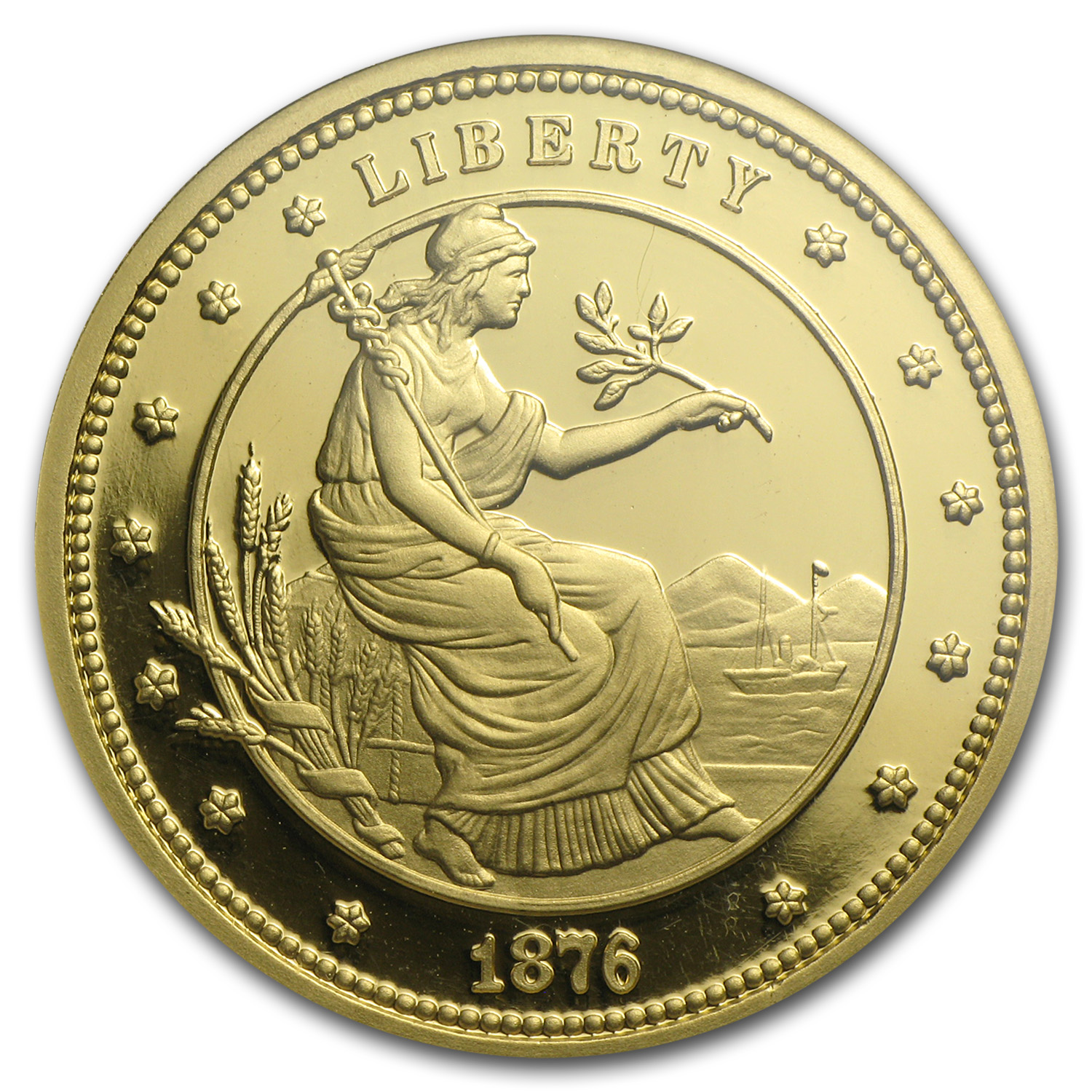 1 oz Gold Round - $100 Gold Union George T. Morgan Gem Proof NGC