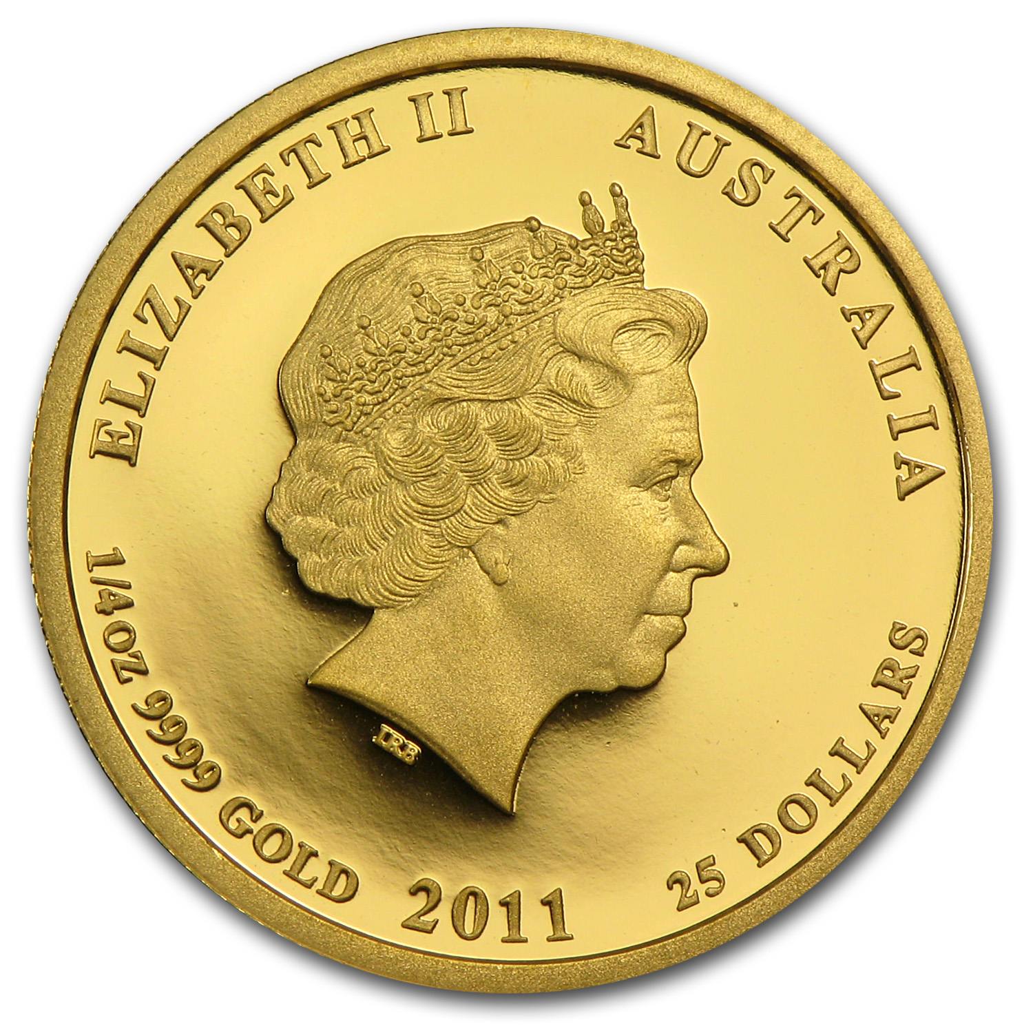 2011 Australia 1/4 oz Gold Lunar Rabbit Proof (Series II)