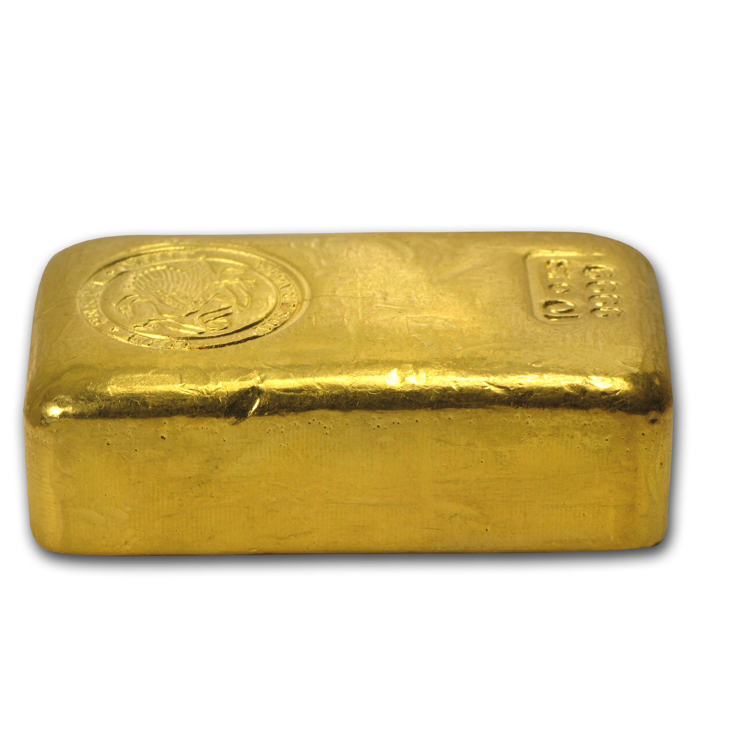 10 oz Gold Bar - Perth Mint (Poured, Old Style Swan)