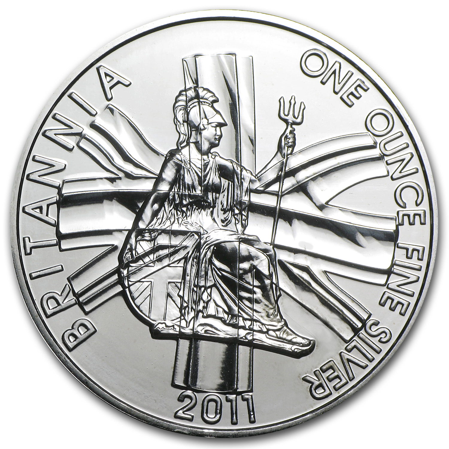 2011 Great Britain 1 oz Silver Britannia BU