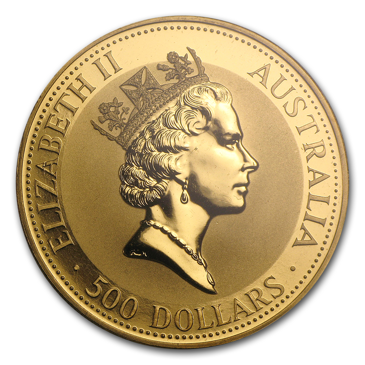 1991 Australia 2 oz Gold Nugget BU