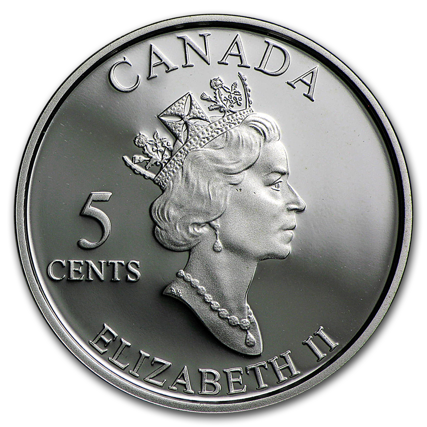2002 Canada Silver $0.05 Vimy Ridge Memorial Proof