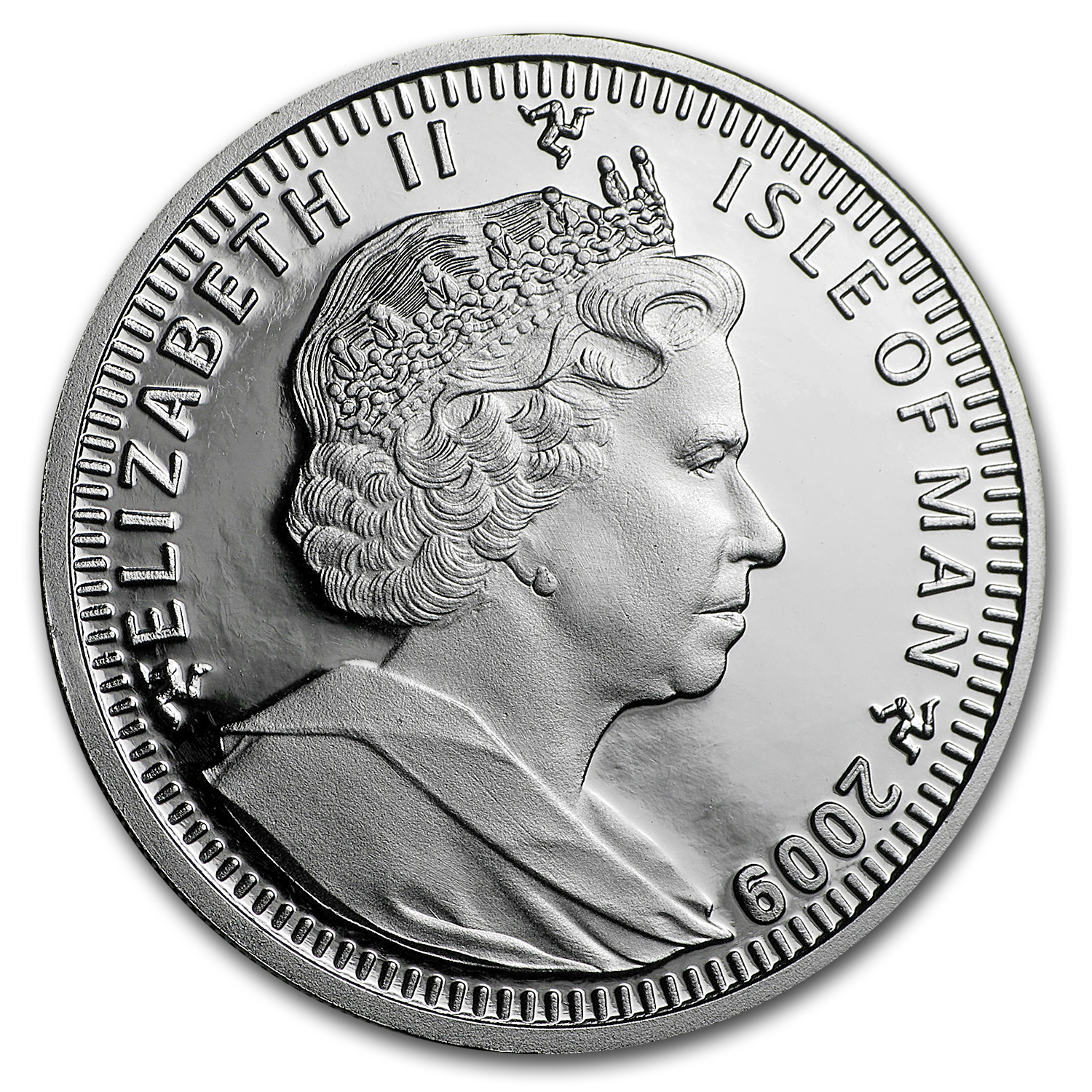 2009 Isle of Man 1 oz Platinum Angel Proof