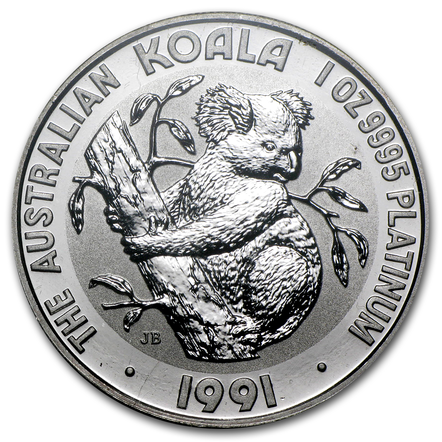 1991 Australia 1 oz Platinum Koala BU