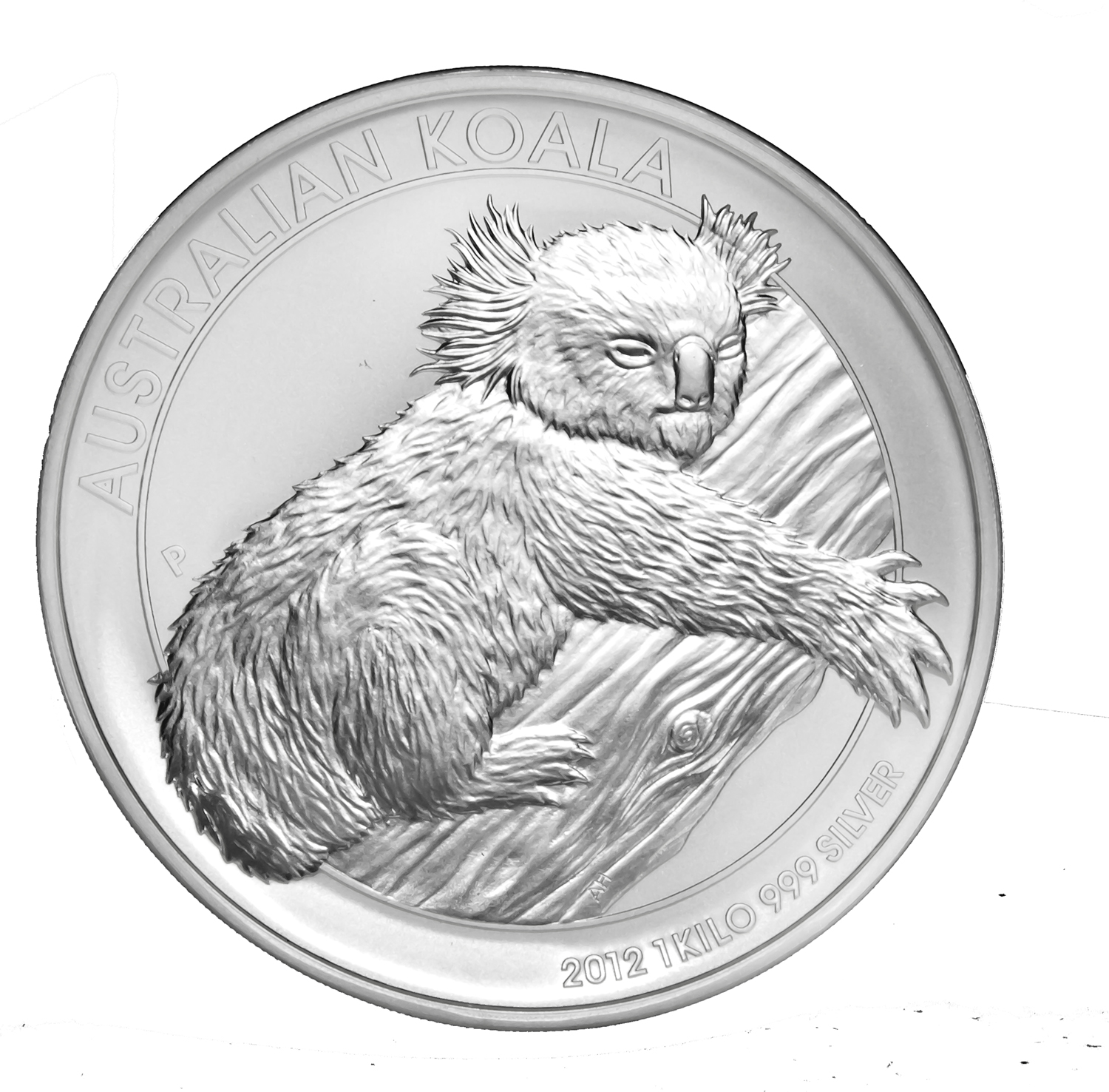 2012 Australia 1 kilo Silver Koala BU