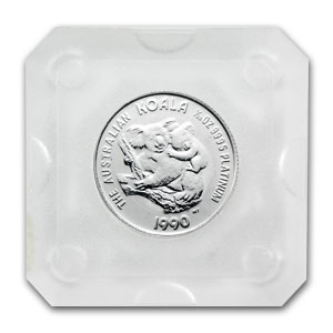 1990 Australia 1/20 oz Platinum Koala BU