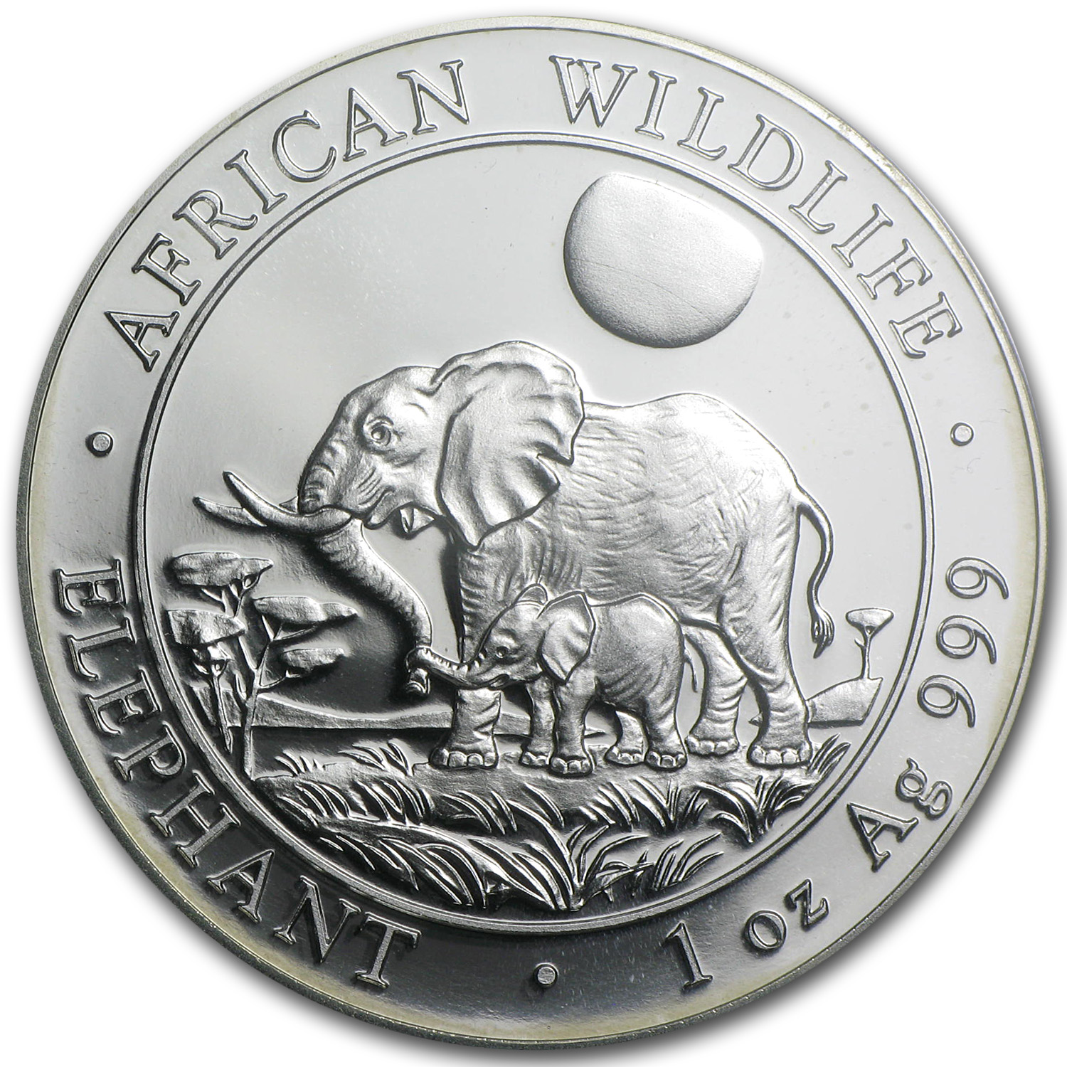2011 Somalia 1 oz Silver African Elephant PR-69 PCGS