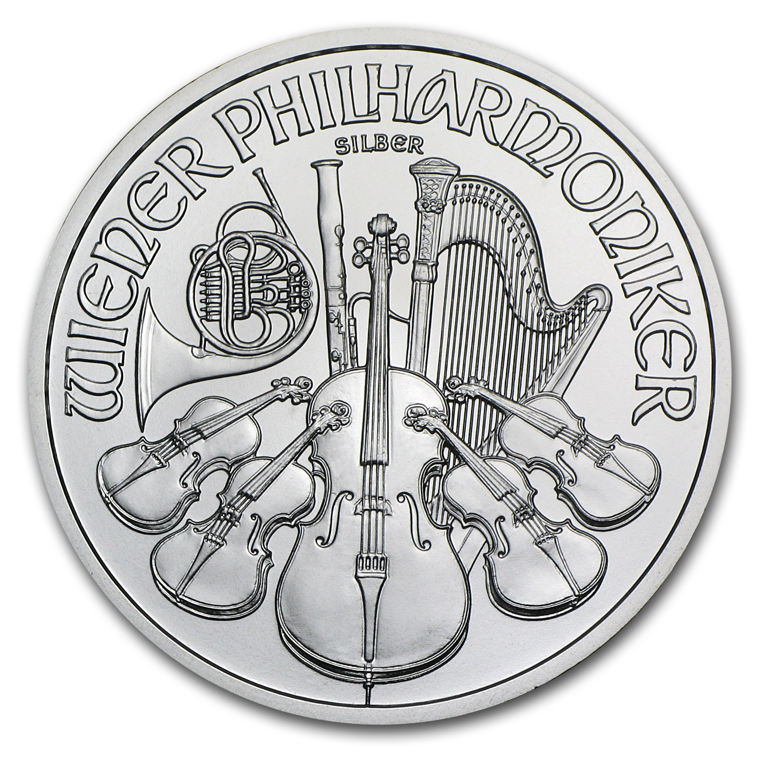 2012 Austria 1 oz Silver Philharmonic BU