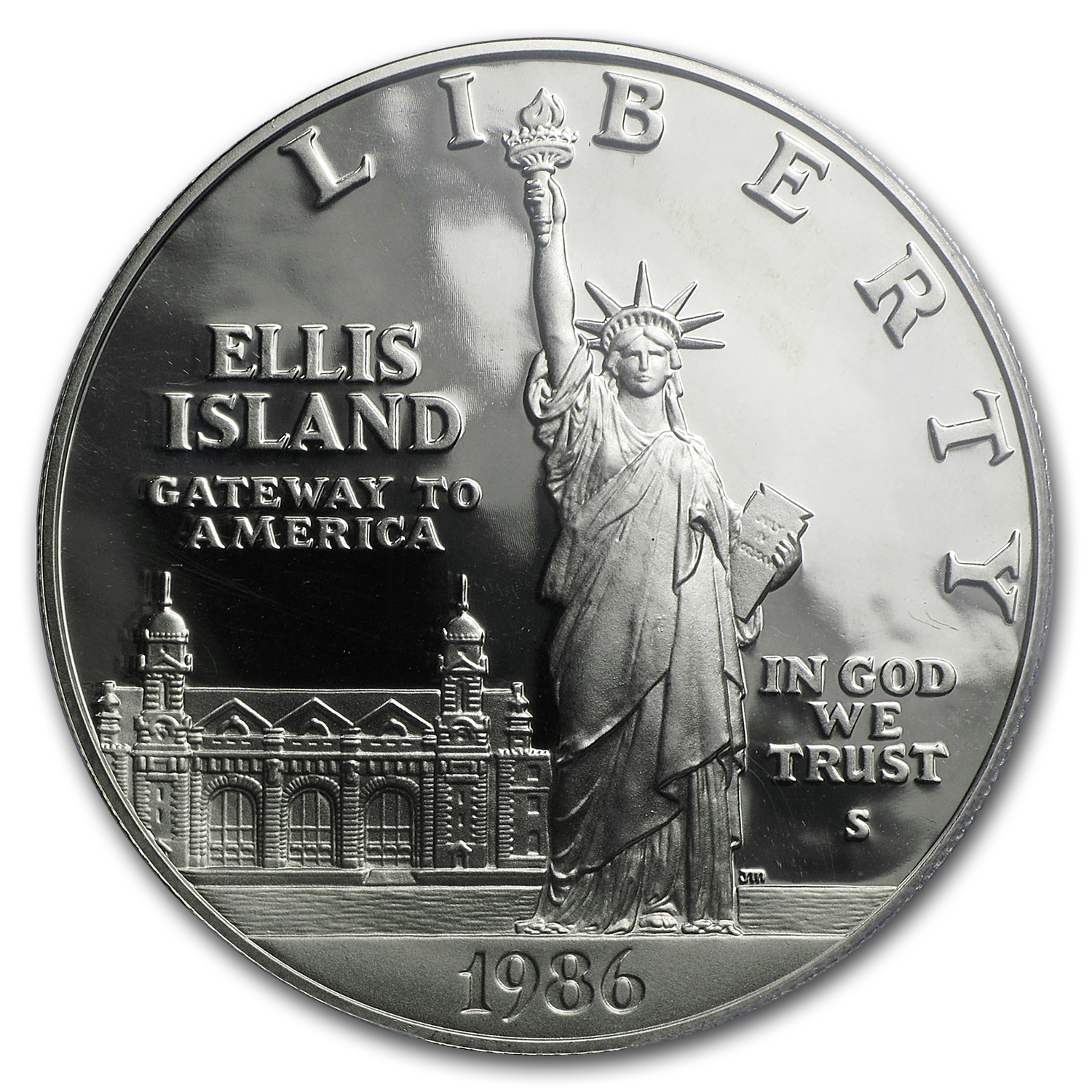 1986-S Statue of Liberty $1 Silver Commem PR-70 PCGS