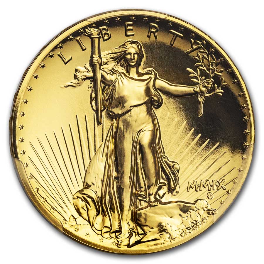 2009 Ultra High Relief Gold Double Eagle MS-70 PL PCGS