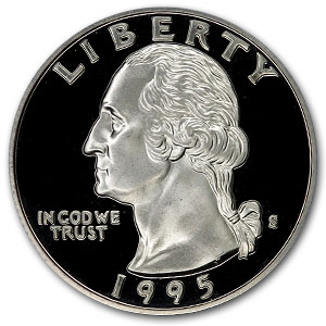 1995-S Silver Washington Quarter Gem Proof