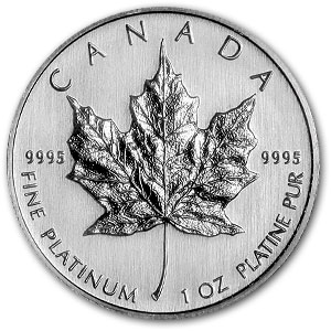 2010 Canada 1 oz Platinum Maple Leaf BU