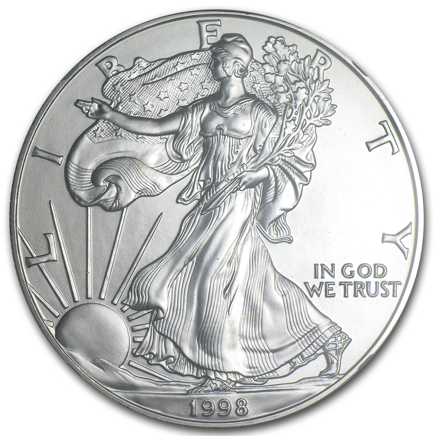 1998 American Silver Eagle MS-69 NGC
