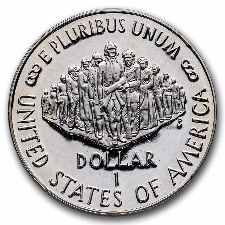 1987-S Constitution $1 Silver Commem Proof (w/Box & COA)