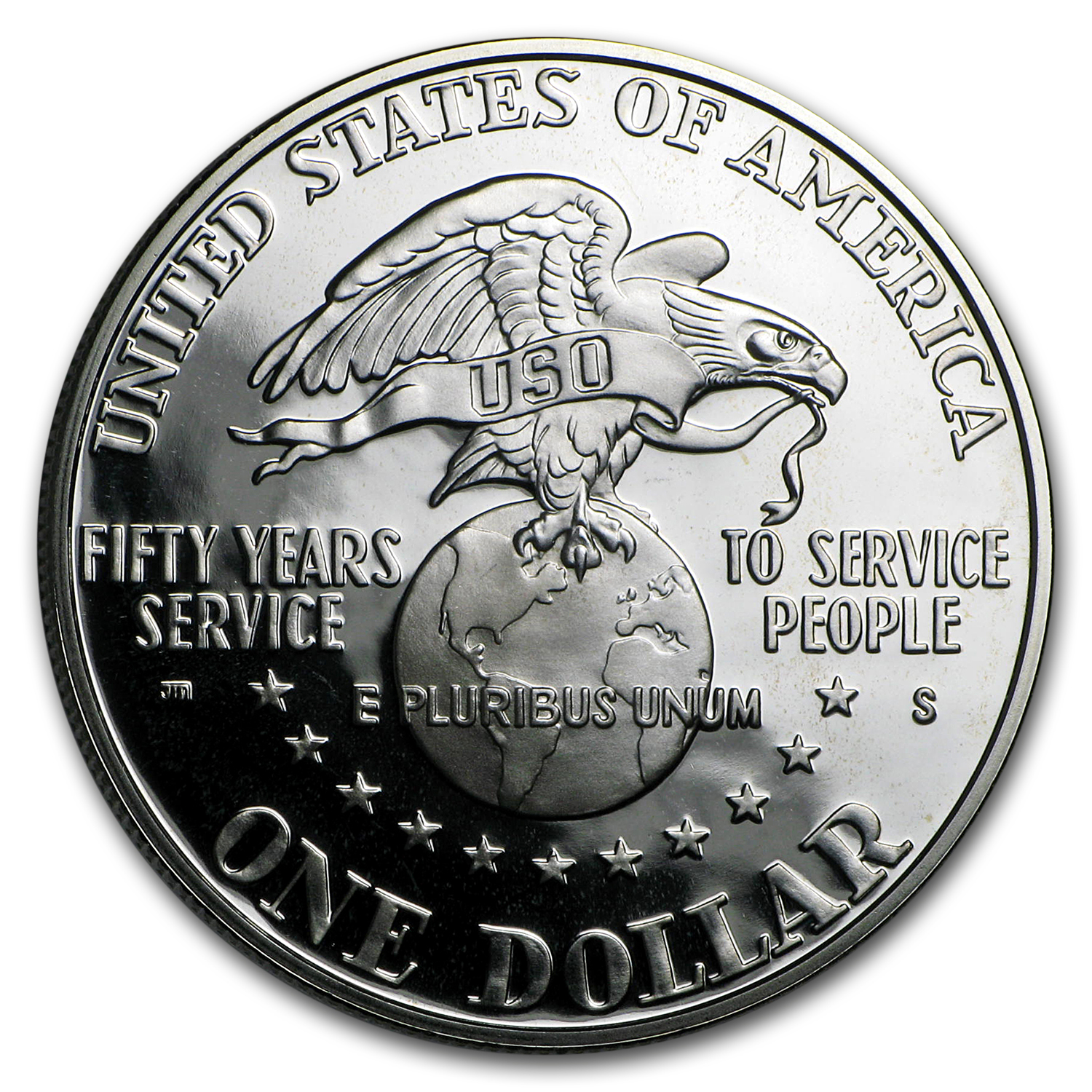 1991-S USO $1 Silver Commem Proof (w/Box & COA)