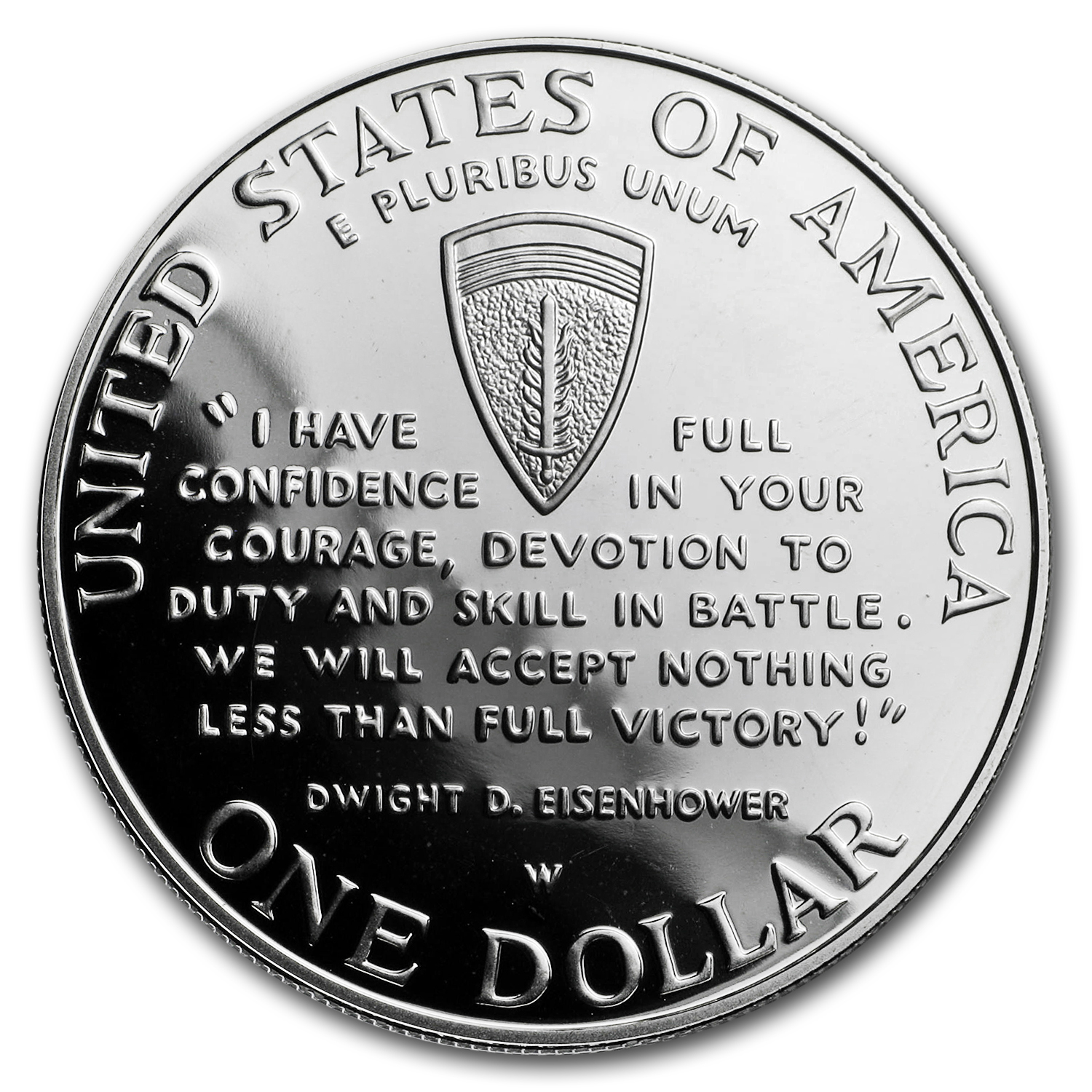 1993-W World War II $1 Silver Commem Proof (w/Box & COA)