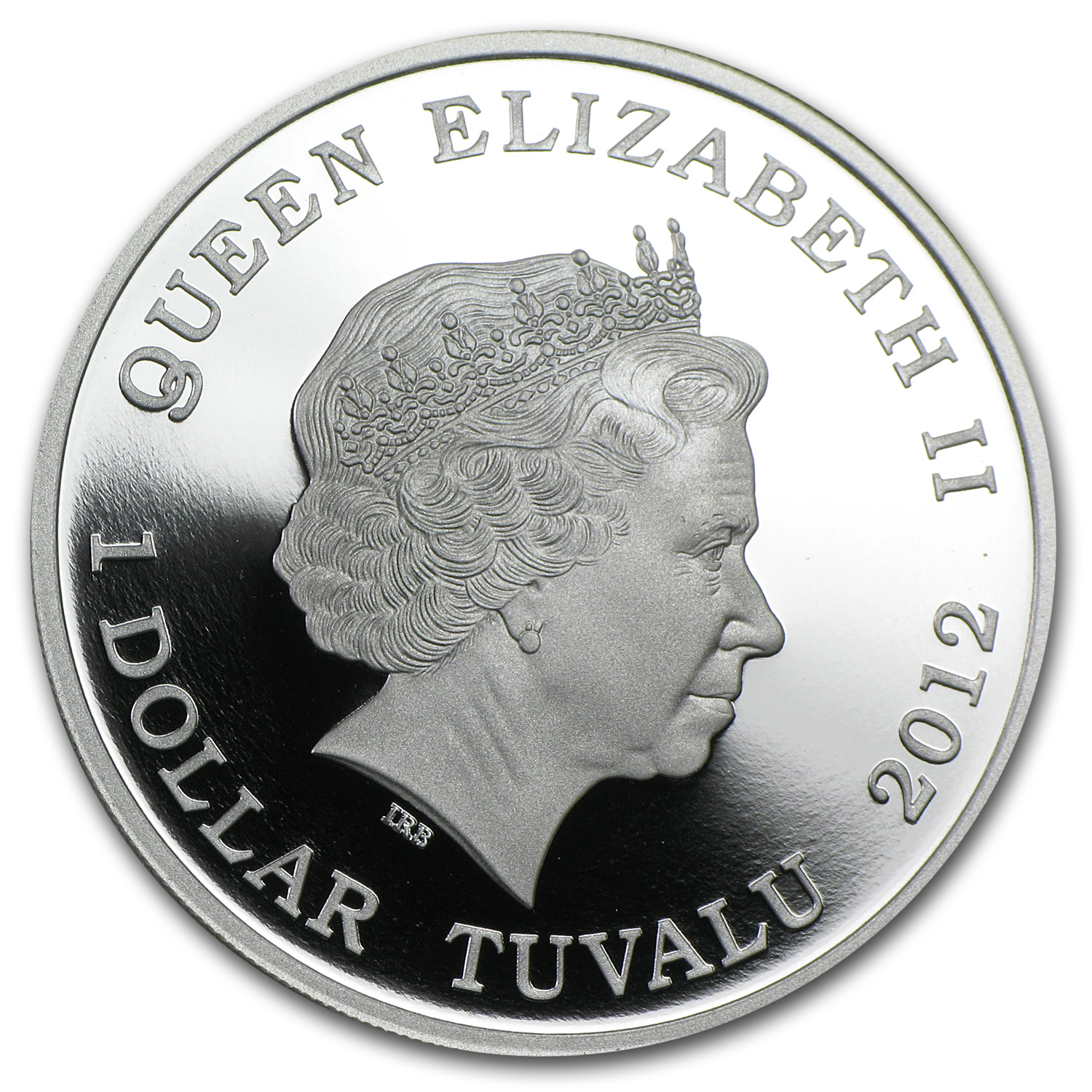 2012 Tuvalu 1 oz Silver Funnel-Web Spider Proof