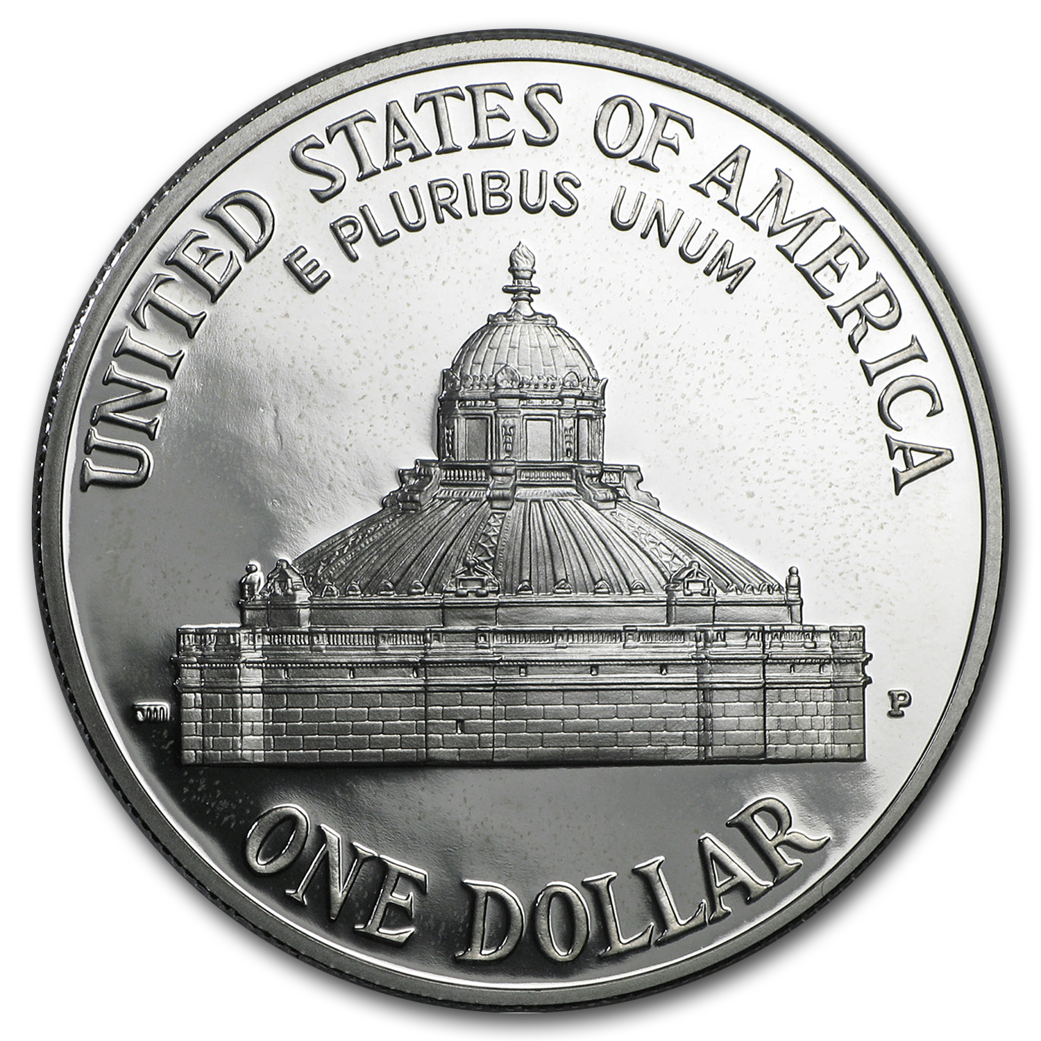 2000-P Library of Congress $1 Silver Commem Proof (w/Box & COA)