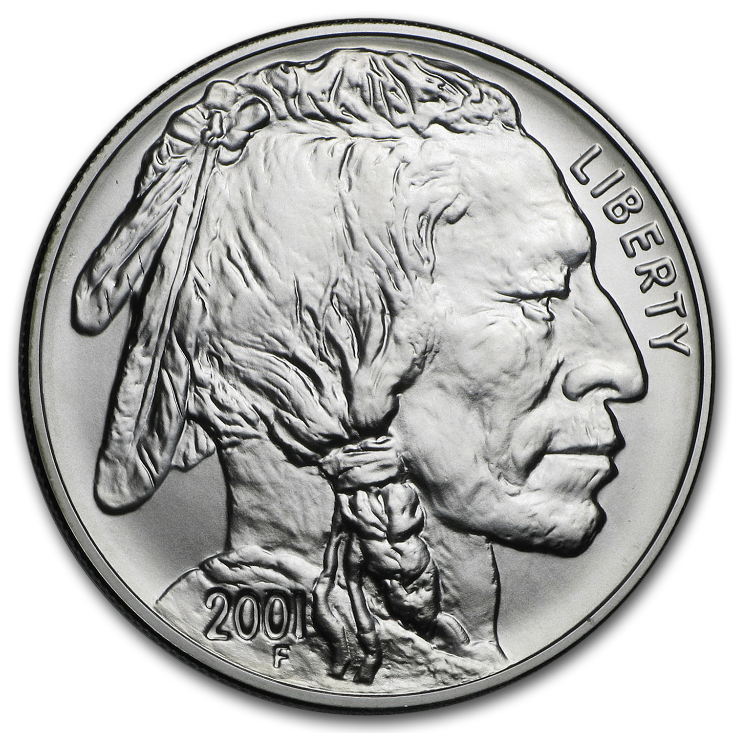 2001-D Buffalo $1 Silver Commem BU (w/Box & COA)